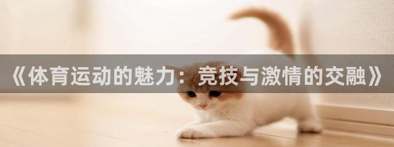 球派体育官网下载：《体育运动的魅力：竞技与激情的交融》